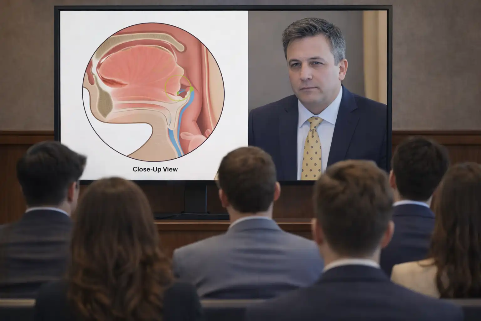 Courtroom - Jury Presentation of Zoom Witness